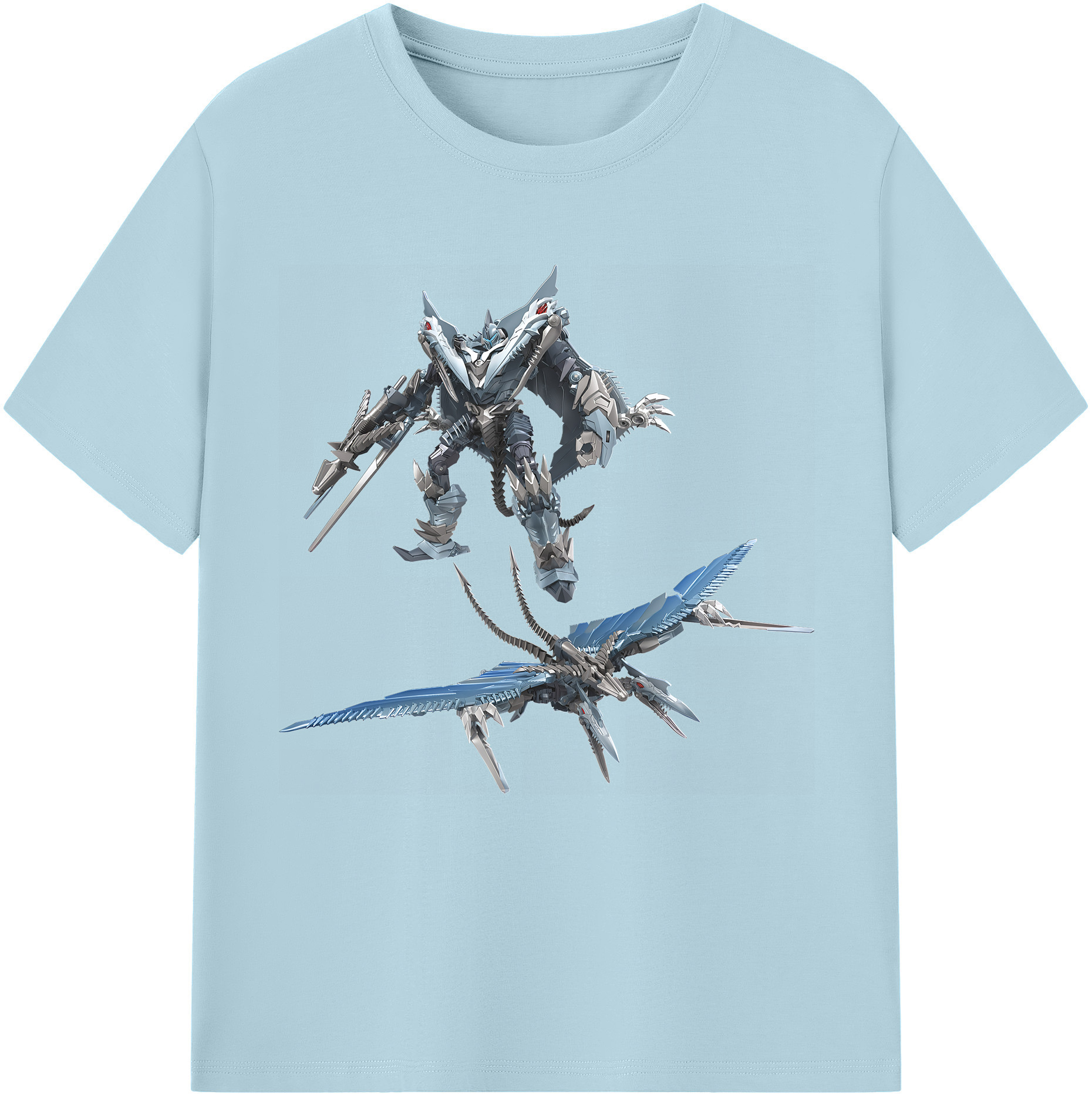 （画像用） Transformers トランスフォーマー 綿100％半袖Tシャツ（フロントプリント）